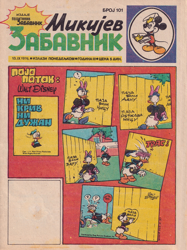 Mikijev zabavnik 101